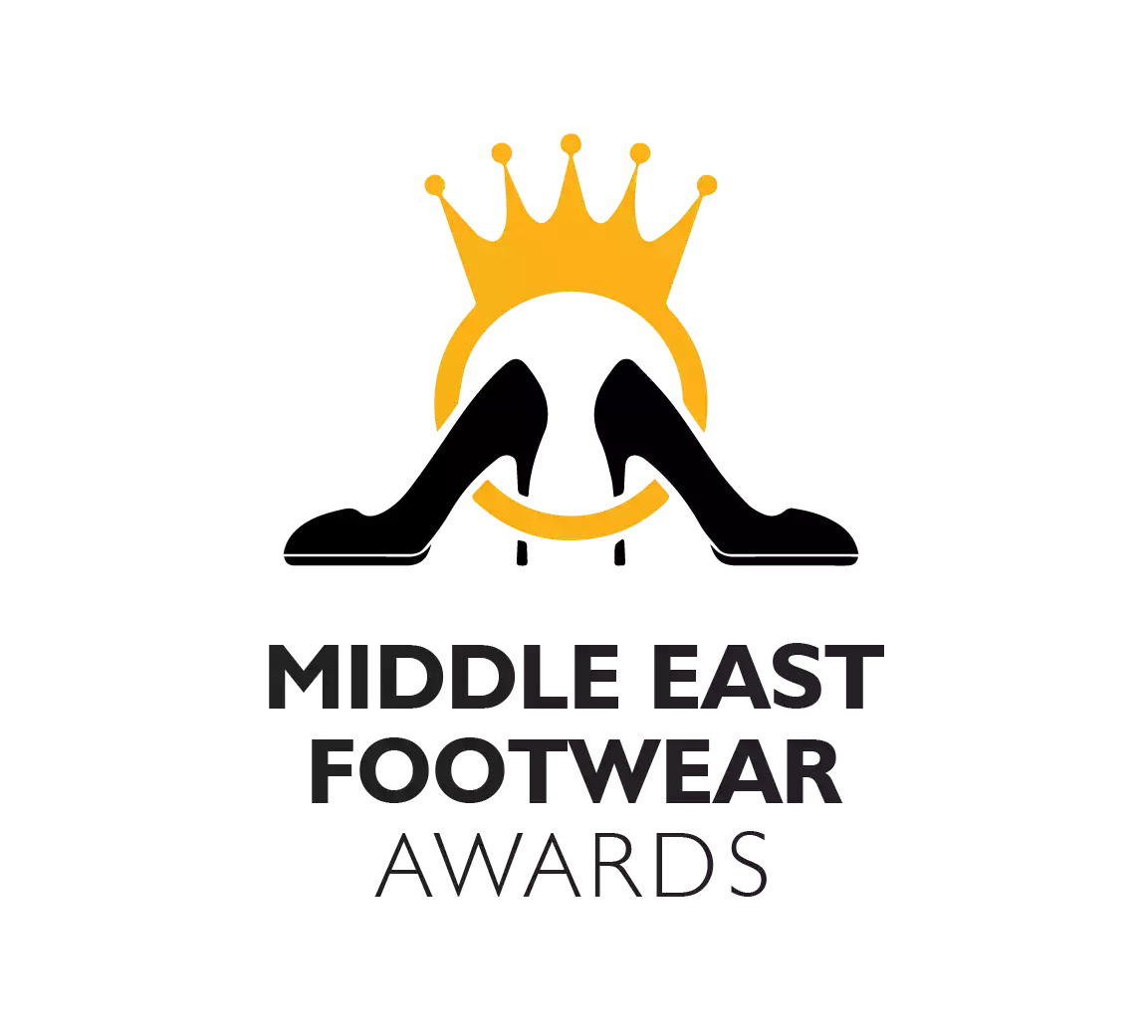 Middle East Footwear Awards logo for leather exhibition event.